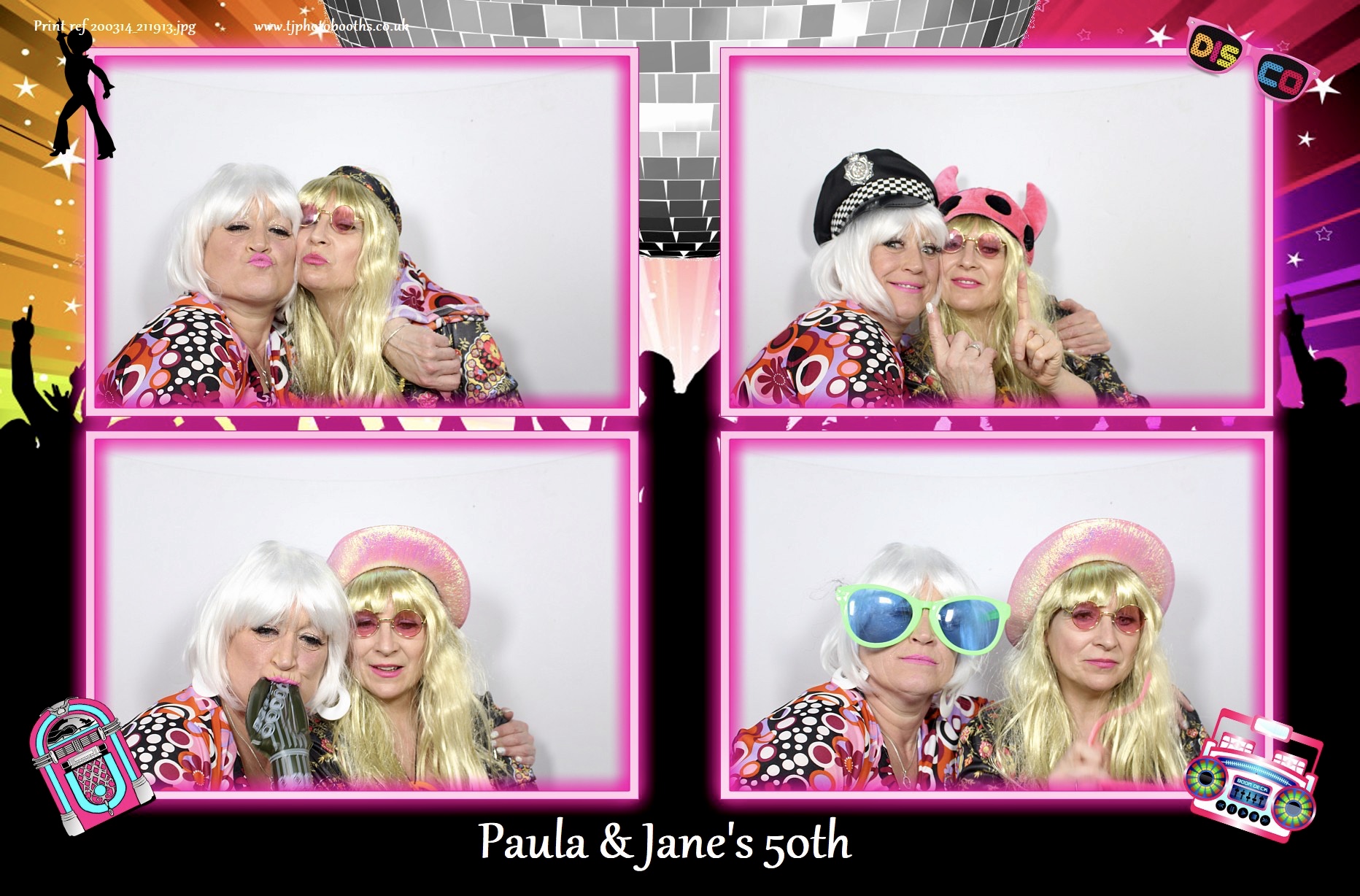 Paula & Jane's 50th | View more photos from the event at gallery.tjphotobooths.co.uk/u/TJPhotobooths/Paula-Janes-50th
